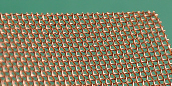 Siatka techniczna tkana z drutu miedzianego